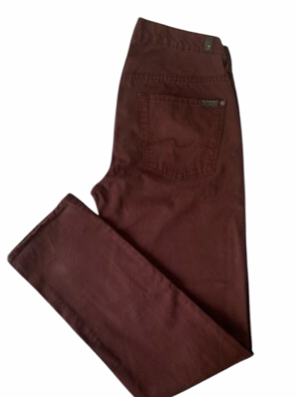 7 For All Mankind rust Straight Leg Jeans